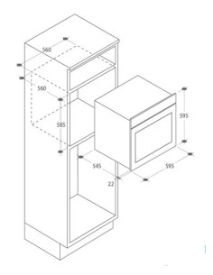 Candy FPE603 6NX 65 L 2100 W A Nero 2