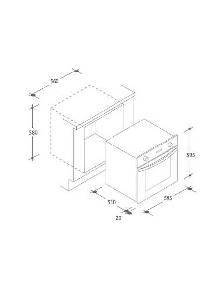 Candy FST100 6N 65 L 2100 W A Nero