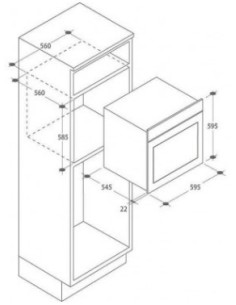 Candy FCL614 6X 65 L A Acciaio satinato 2