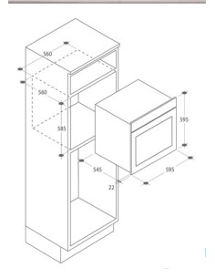 Candy FCL 614 6 RA forno 65 L 2100 W A Rame 2