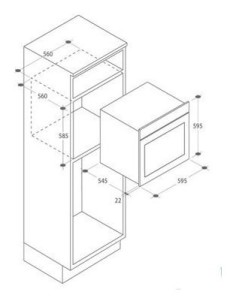 Candy FET 603 AX 69 L A+ Acciaio inossidabile 2