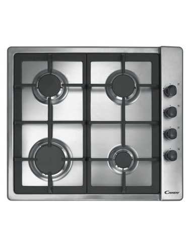 Candy CLG 64 SGX Acciaio inossidabile Da incasso Gas 4 Fornello(i)