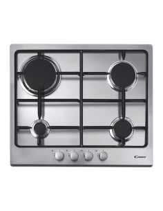Candy CPG64SXD piano cottura Acciaio inossidabile Da incasso Gas 4 Fornello(i)