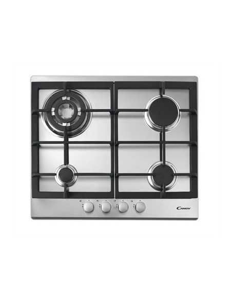 Candy CPG 64 SQ GX Acciaio inossidabile Da incasso 60 cm Gas 4 Fornello(i)