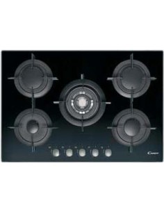 Candy CVG 75 SQPNX piano cottura Nero Da incasso Gas 5 Fornello(i)