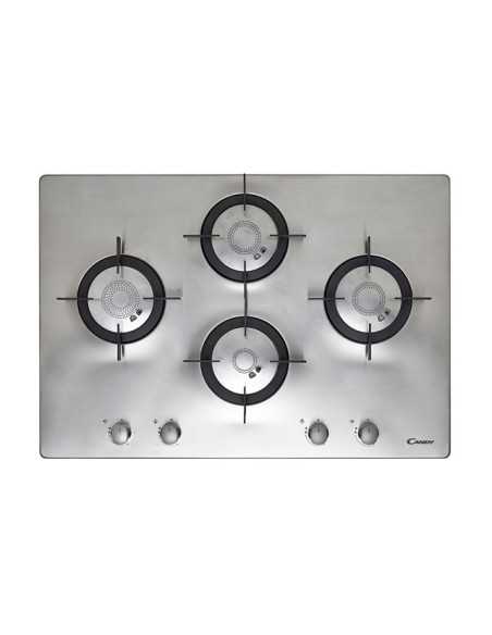 Candy CFX 74 P piano cottura Acciaio inossidabile Da incasso Gas 4 Fornello(i)