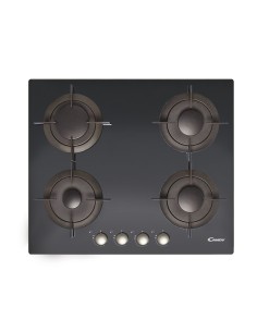 Candy Timeless CVG64SGNX Nero Da incasso 60 cm Gas 4 Fornello(i)