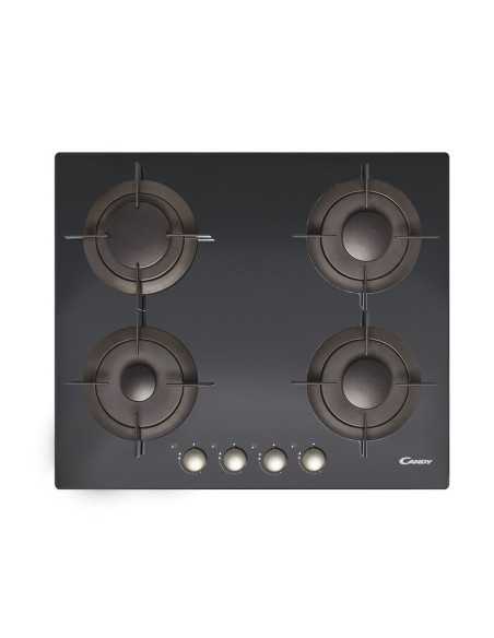 Candy Timeless CVG64SGNX Nero Da incasso 60 cm Gas 4 Fornello(i)