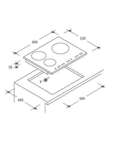 Candy CI 3640 ELITE Nero Da incasso Ceramica 3 Fornello(i)