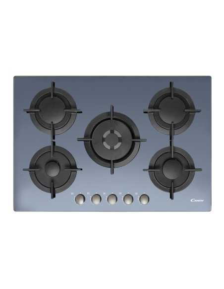 Candy Timeless CVG75SWGX Specchio Da incasso Gas 5 Fornello(i)