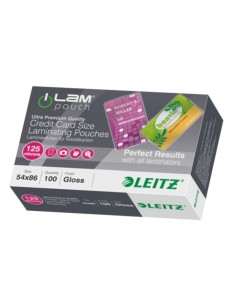 Leitz Pouch SERIES  series PH, HR and I-LAM 12 pellicola per plastificatrice 100 pz
