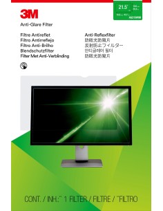 3M Filtro antiriflesso per monitor widescreen da 21,5” 2