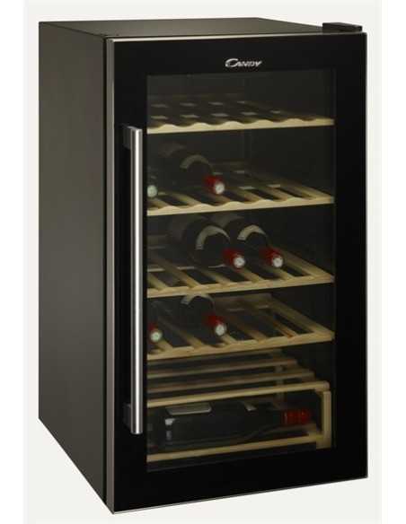 Candy CCVA 200 GL Libera installazione Nero 40 bottiglia bottiglie