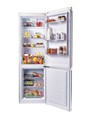 Candy CCBS 6182 WHV 1 frigorifero con congelatore Libera installazione 305 L Acciaio inossidabile