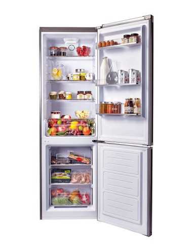 Candy Comfort 34002122 frigorifero con congelatore Libera installazione 305 L Acciaio inossidabile