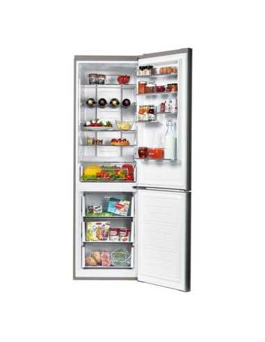 Candy CKCN 202IX 1 frigorifero con congelatore Libera installazione 340 L Acciaio inossidabile
