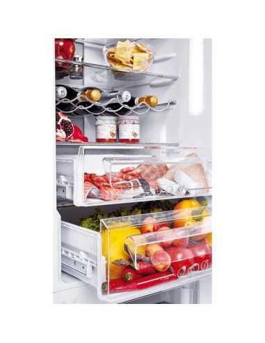 Candy CKCN 204IX 1 frigorifero con congelatore Libera installazione 340 L Acciaio inossidabile