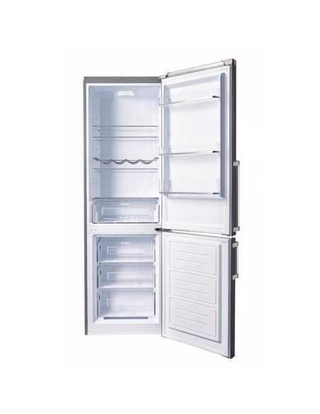 Candy CCBS 6184XH 1 frigorifero con congelatore Libera installazione 305 L Acciaio inossidabile