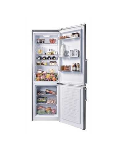 Candy CCBS 6184XH 1 frigorifero con congelatore Libera installazione 305 L Acciaio inossidabile