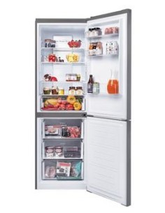 Candy CCPN 6184IX frigorifero con congelatore Libera installazione 316 L Acciaio inossidabile