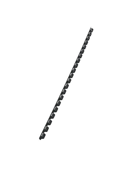 Leitz Plastic Comb Spines, 100 Pcs. Nero
