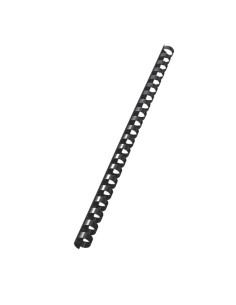 Leitz Plastic Comb Spines, 100 Pcs. Nero