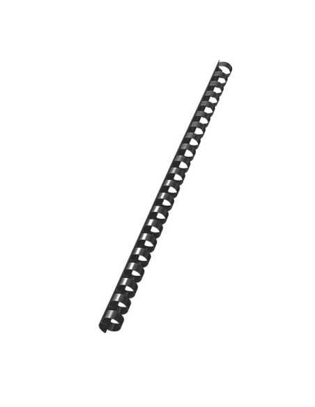 Leitz Plastic Comb Spines, 100 Pcs. Nero