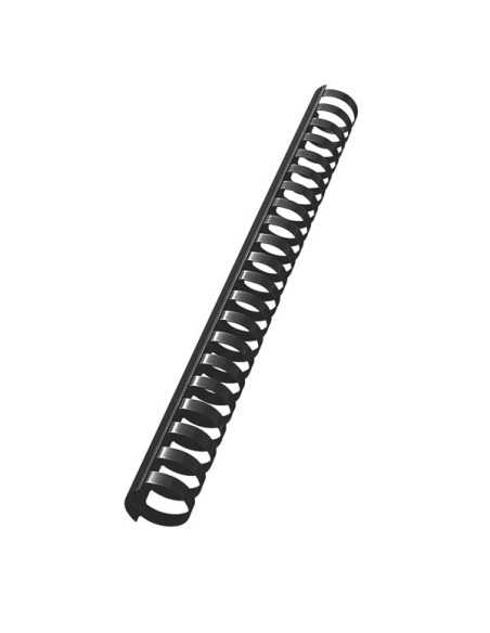 Leitz Plastic Comb Spines, 50 Pcs. Nero