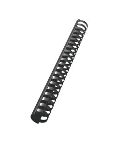 Leitz Plastic Comb Spines, 50 Pcs. Nero