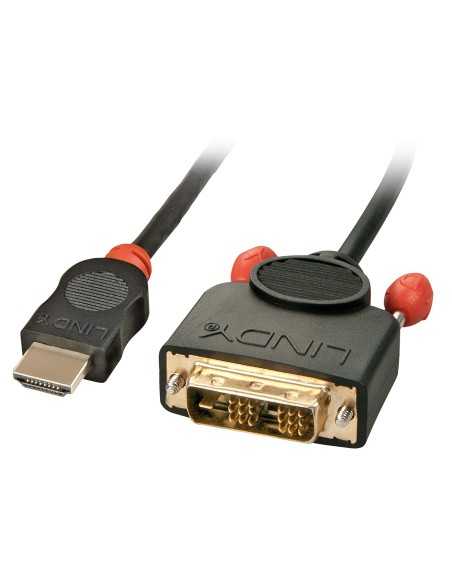 Lindy 36585 cavo e adattatore video 10 m HDMI tipo A (Standard) DVI-D Nero
