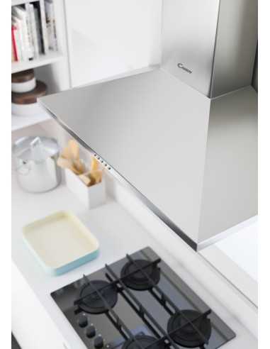 Candy CCE119X Cappa aspirante a parete Acciaio inossidabile 421 m³ h E