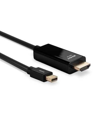 Lindy 36926 cavo e adattatore video 1 m HDMI tipo A (Standard) Mini DisplayPort Nero