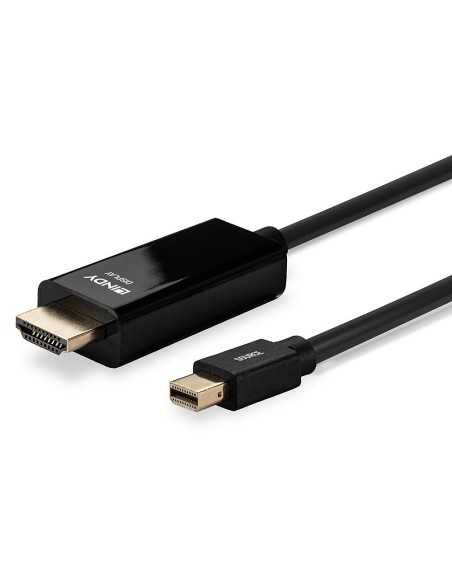 Lindy 36926 cavo e adattatore video 1 m HDMI tipo A (Standard) Mini DisplayPort Nero