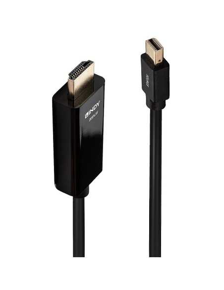 Lindy 36928 cavo e adattatore video 3 m Mini DisplayPort HDMI tipo A (Standard) Nero