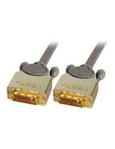 Lindy 37140 cavo DVI 0,5 m DVI-D Grigio
