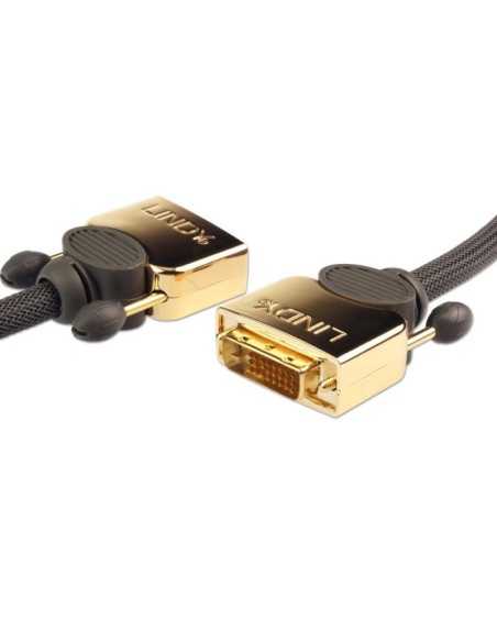 Lindy 37142 cavo DVI 2 m DVI-D Grigio