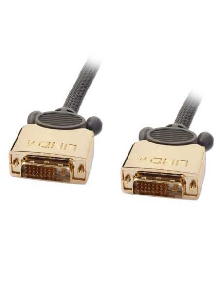 Lindy 37143 cavo DVI 3 m DVI-D Grigio