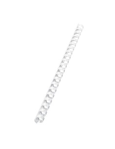 Leitz Plastic Comb Spines, 100 Pcs. Bianco