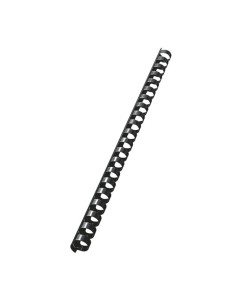 Leitz Plastic Comb Spines, 100 Pcs. Nero