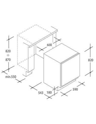 Candy CFU 135 1 E congelatore Da incasso 97 L Bianco