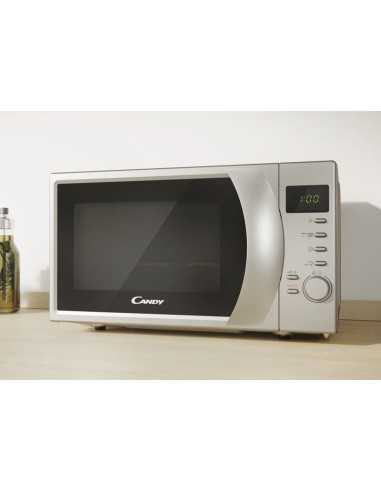 Candy Smart CMG2071DS Superficie piana Microonde con grill 20 L 700 W Argento