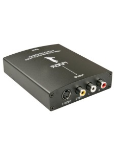 Lindy 38093 cavo e adattatore video HDMI tipo A (Standard) 3 x RCA + S-Video Nero