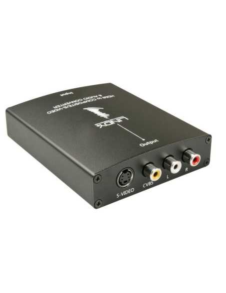 Lindy 38093 cavo e adattatore video HDMI tipo A (Standard) 3 x RCA + S-Video Nero