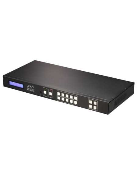 Lindy 38143 moltiplicatore AV Trasmettitore e ricevitore AV Nero