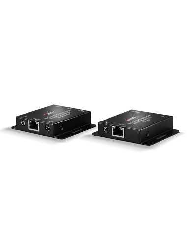 Lindy 38144 moltiplicatore AV Trasmettitore e ricevitore AV Nero