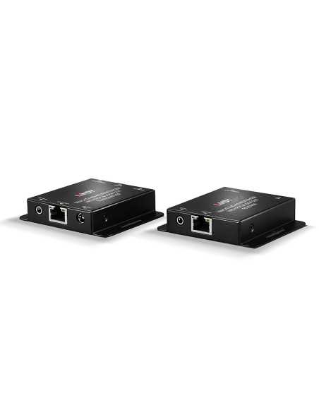 Lindy 38144 moltiplicatore AV Trasmettitore e ricevitore AV Nero