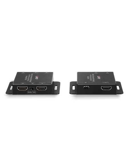 Lindy 38144 moltiplicatore AV Trasmettitore e ricevitore AV Nero