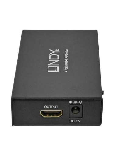 Lindy 38151 conmutador de vídeo HDMI
