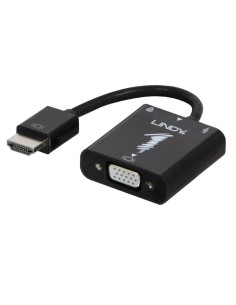 Lindy 38185 cavo e adattatore video Nero