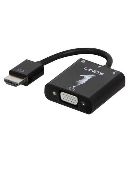 Lindy 38185 cavo e adattatore video Nero
